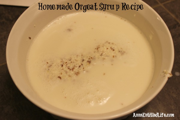 Homemade Orgeat Syrup Recipe