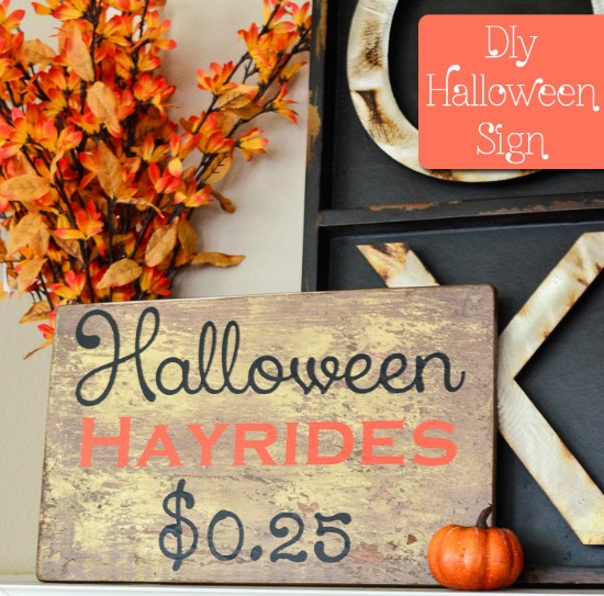 DIY Halloween Sign