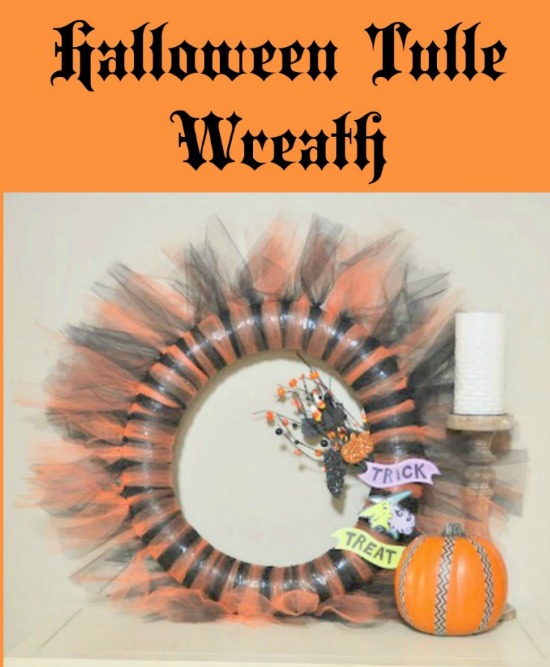 Halloween Tulle Wreath