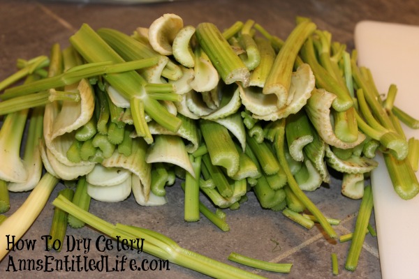 How To Dry Celery