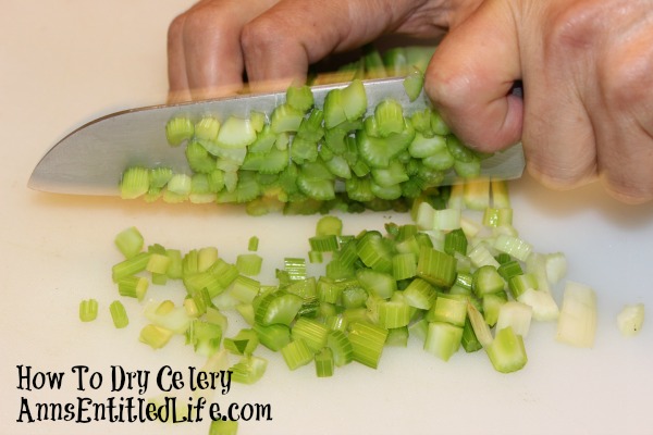 How To Dry Celery