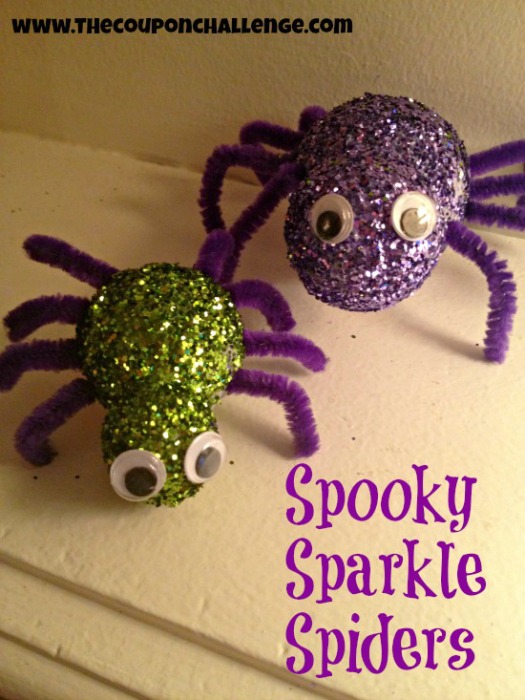 Spooky Sparkle Spiders