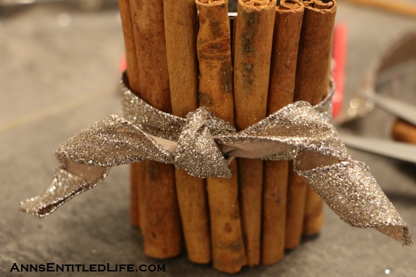 Christmas Craft: Cinnamon Stick Votives