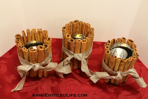 Christmas Craft: Cinnamon Stick Votives
