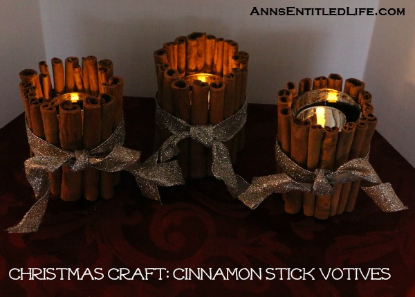 Christmas Craft: Cinnamon Stick Votives