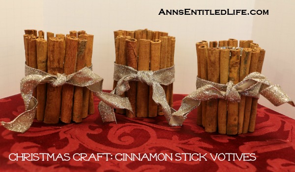 Christmas Craft: Cinnamon Stick Votives