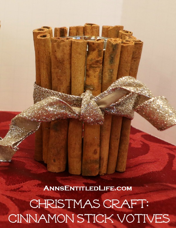 Christmas Craft: Cinnamon Stick Votives