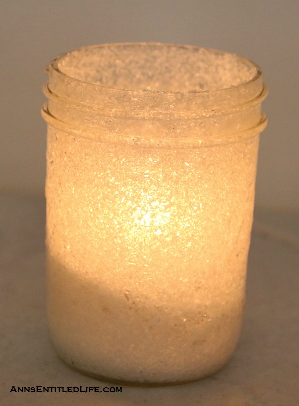 DIY Holiday Shimmer Candles