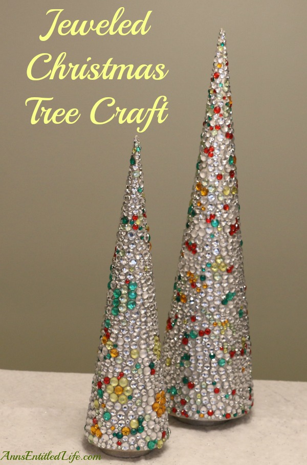 Jeweled Christmas Tree Craft