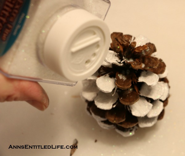 Painted Pine Cones in a Basket