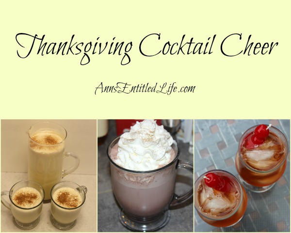 Thanksgiving Cocktail Cheer