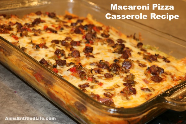 Macaroni Pizza Casserole Recipe. This baked Macaroni Pizza Casserole Recipe is an easy to make, crowd-pleasing pizza-tasting casserole that is the ultimate in comfort food. Your whole family will love it!