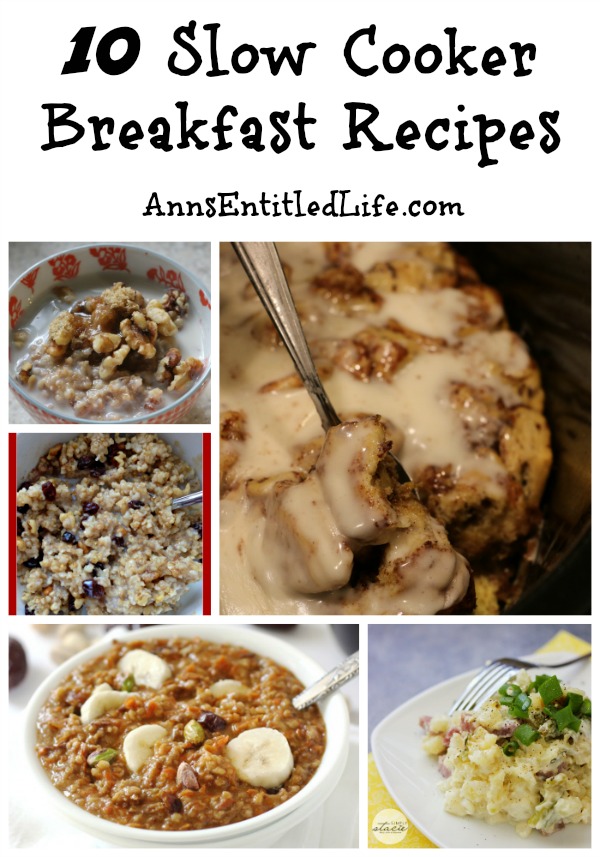 10 Slow Cooker Breakfast Recipes