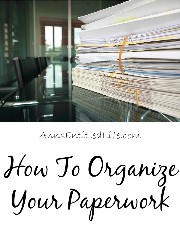How To Organize Your Paperwork. Are you drowning in paperwork? Need a system to set your bills and correspondence straight? You are in luck! Here are some great ideas for organizing your paperwork!