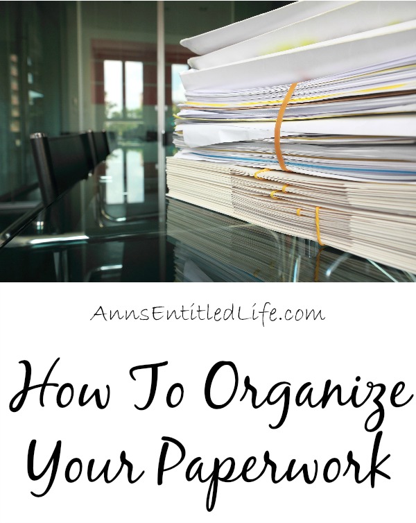 How To Organize Your Paperwork. Are you drowning in paperwork? Need a system to set your bills and correspondence straight? You are in luck! Here are some great ideas for organizing your paperwork!