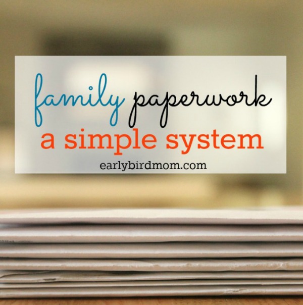 How To Organize Your Paperwork