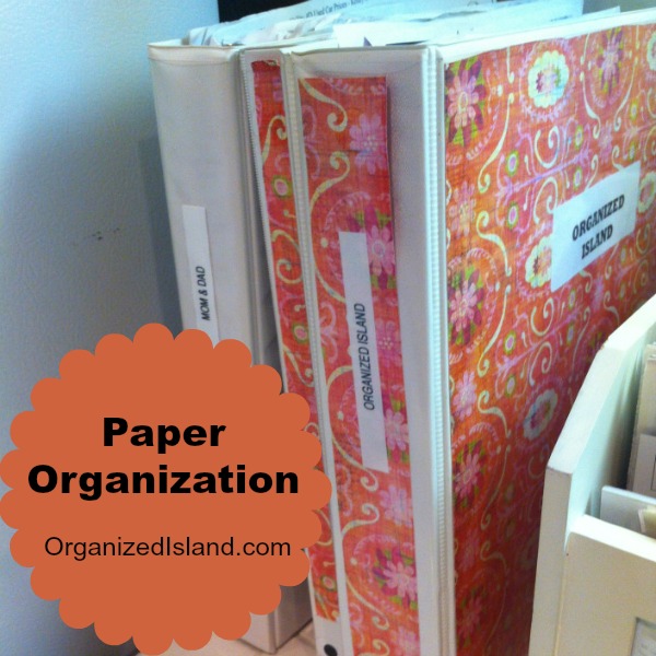 How To Organize Your Paperwork