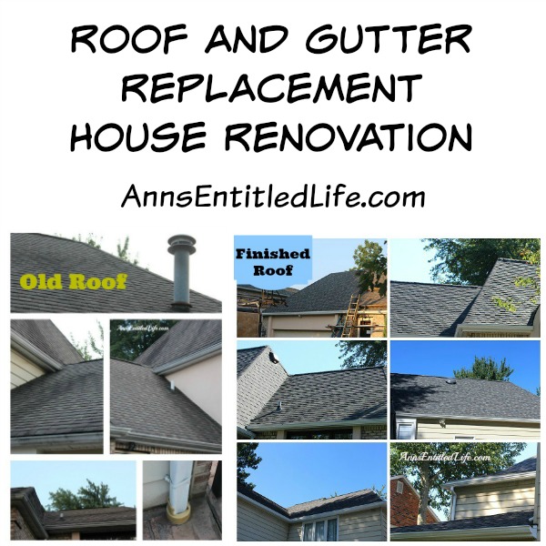 Roof and Gutter Replacement; House Renovations