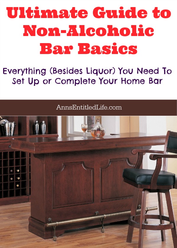 dark brown home bar