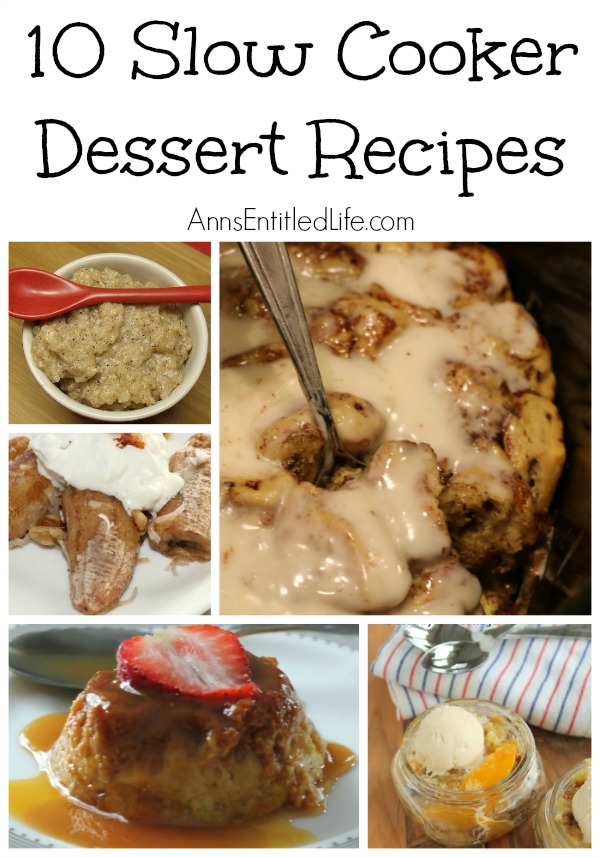 10 Slow Cooker Dessert Recipes. Satisfy your sweet tooth with these delicious slow cooker dessert recipes. The perfect ending to the perfect meal; 10 Slow Cooker Dessert Recipes!