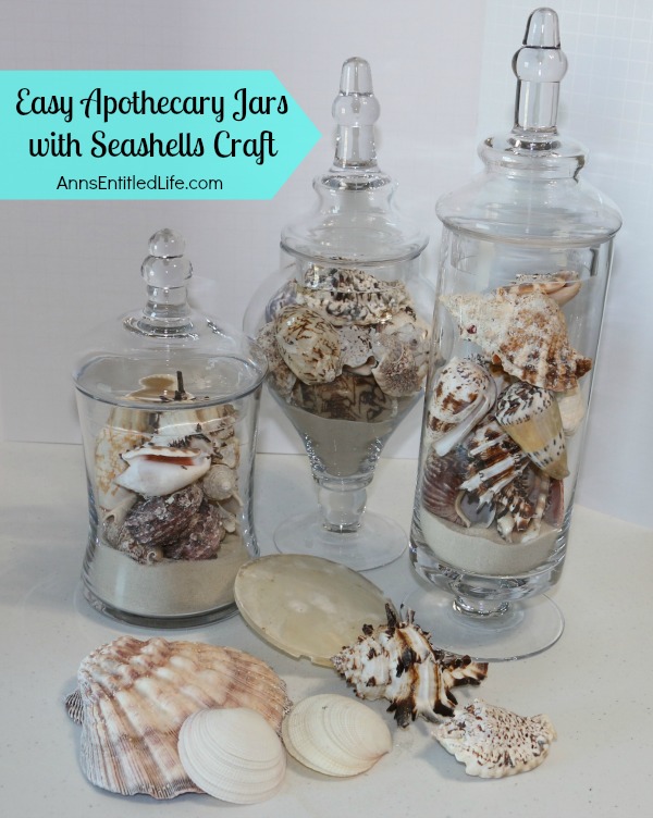 DIY Apothecary Jars Tutorial - Decor by the Seashore