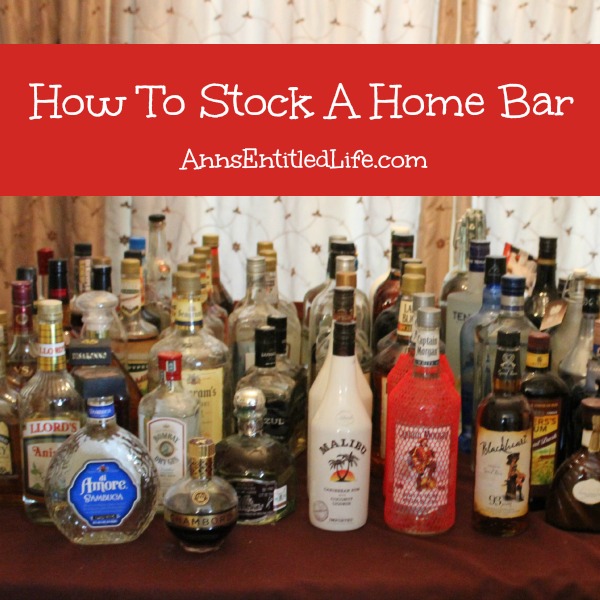 How To Stock A Home Bar