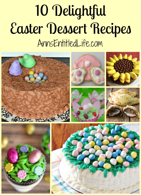 10 Delightful Easter Dessert Recipes. These Easter dessert recipes are fantastic! They are wonderful in their own way: from breathtakingly  beautiful, to sweet and charming, to just plain adorable. If you are looking for a stunning Easter Dessert recipe, try one of these wonderful Easter Dessert Recipes.