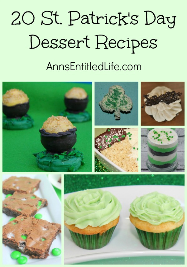 20 St. Patrick's Day Dessert Recipes