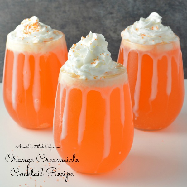 Orange Creamsicle Cocktail Recipe. If you liked Orange Creamsicles as a kid, try this Orange Creamsicle for adults! Easy to make, this creamy and smooth cocktail is simply delicious.