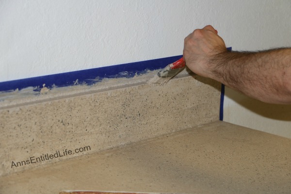 How We Finished Our Laminate Kitchen Countertop With Stone, Without Removing It!