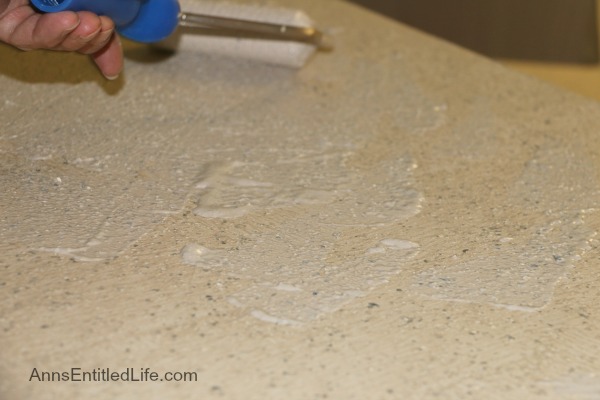 How We Finished Our Laminate Kitchen Countertop With Stone, Without Removing It!