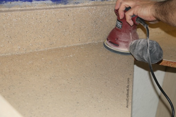 How We Finished Our Laminate Kitchen Countertop With Stone, Without Removing It!