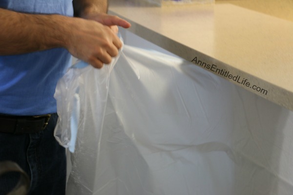 How We Finished Our Laminate Kitchen Countertop With Stone, Without Removing It!