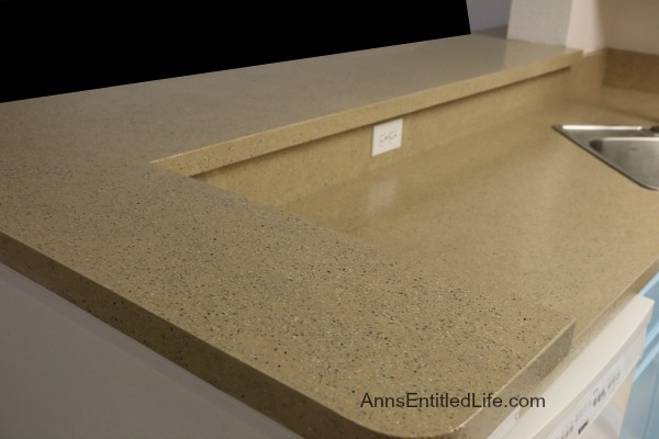 How We Finished Our Laminate Kitchen Countertop With Stone, Without Removing It!