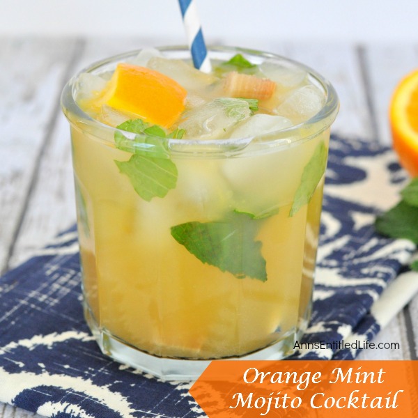 Orange Mint Mojito Cocktail. A new twist on an old favorite: take your Mojito to a new level with added taste of fresh orange. A delicious update to a traditional Mojito.