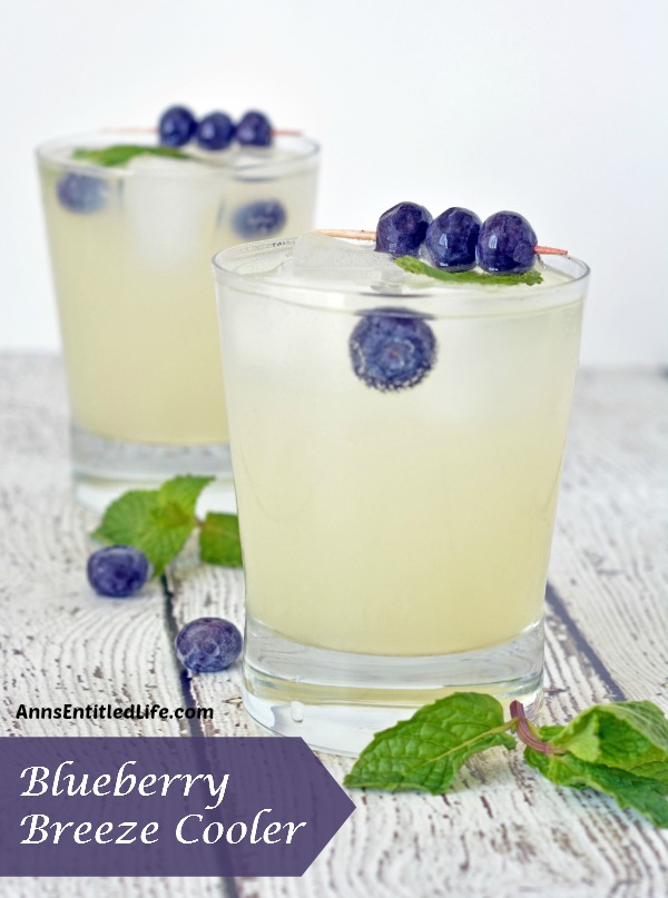 Blueberry Breeze Cooler. Quench your thirst with this adult lemonade cocktail.  A deliciously refreshing adult libation, the Blueberry Breeze Cooler goes down smoothly.
