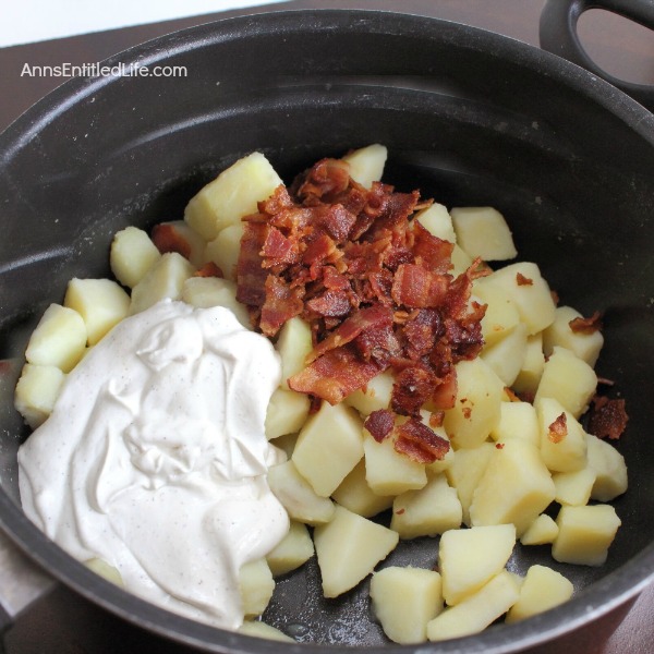 Cheesy Bacon Potato Salad Recipe