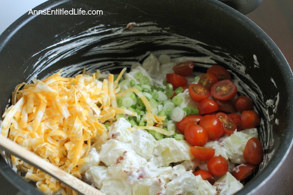 Cheesy Bacon Potato Salad Recipe