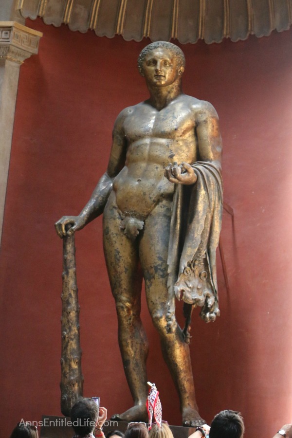 Bronze statue at the Vatican