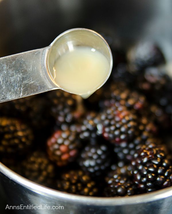 Blackberry Refrigerator Jam Recipe