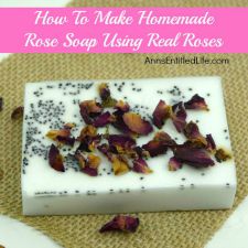 Rose Petal Soap Recipe