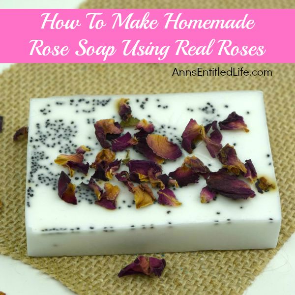 Rose Petal Soap Recipe; How To Make Homemade Rose Soap Using Real Roses. Making homemade soap simpler than you would think. You control the ingredients, so you know exactly what is in the soap you are making and using. This homemade rose soap recipe incorporates some of the garden’s most beautiful flowers; Roses.