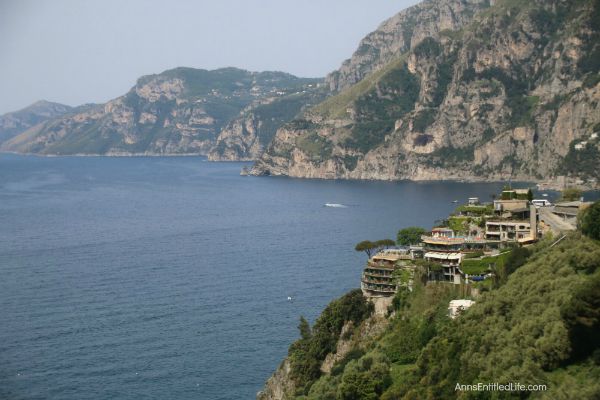 The Amalfi Coast, Italy; The Amalfi Coast is a stretch of coastline on the southern coast of the Sorrentine Peninsula in the Province of Salerno in Southern Italy. Known for hosting the rich and famous, Amalfi is beautiful, fairly isolated, and crowded!