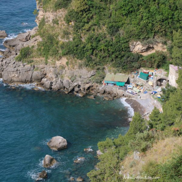 The Amalfi Coast, Italy; The Amalfi Coast is a stretch of coastline on the southern coast of the Sorrentine Peninsula in the Province of Salerno in Southern Italy. Known for hosting the rich and famous, Amalfi is beautiful, fairly isolated, and crowded!