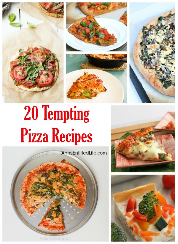 20 Tempting Pizza Recipes; Pizza lovers rejoice! From pepperoni to pineapple, from casseroles to sandwiches, these 20 Tempting Pizza Recipes are oozing with delicious goodness in every single bite!
