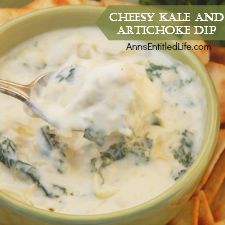Cheesy Kale and Artichoke Dip