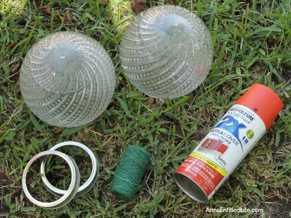 Upcycled Globe Light Cover Project