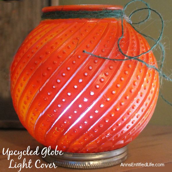 Upcycled Globe Light Cover Project