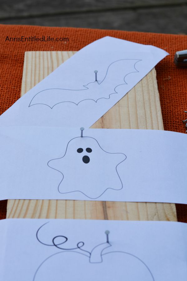 DIY Halloween String Art Trio: Ghost, Pumpkin and Bat; Halloween doesn't have to be spooktacular, sometimes it can be cute and whimsical. The ghost, pumpkin and bat in this string art project work well as a grown-up Halloween art project that is a touch fanciful.