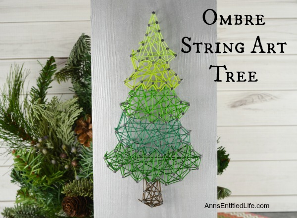 Ombre String Art Tree